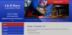 J&amp;R Heavy Equipment Repair and Welding Services Timberlake,NC logo